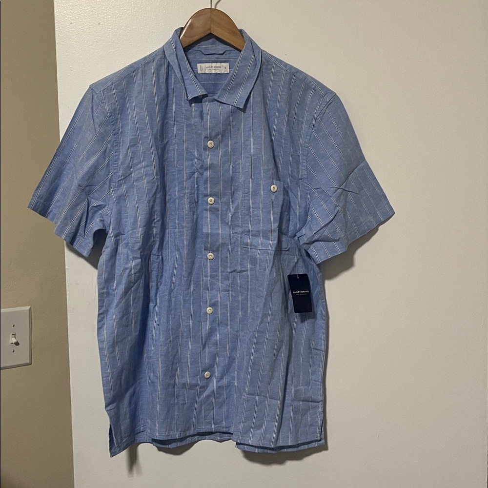 NWT - Lucky Brand Striped Button Down
